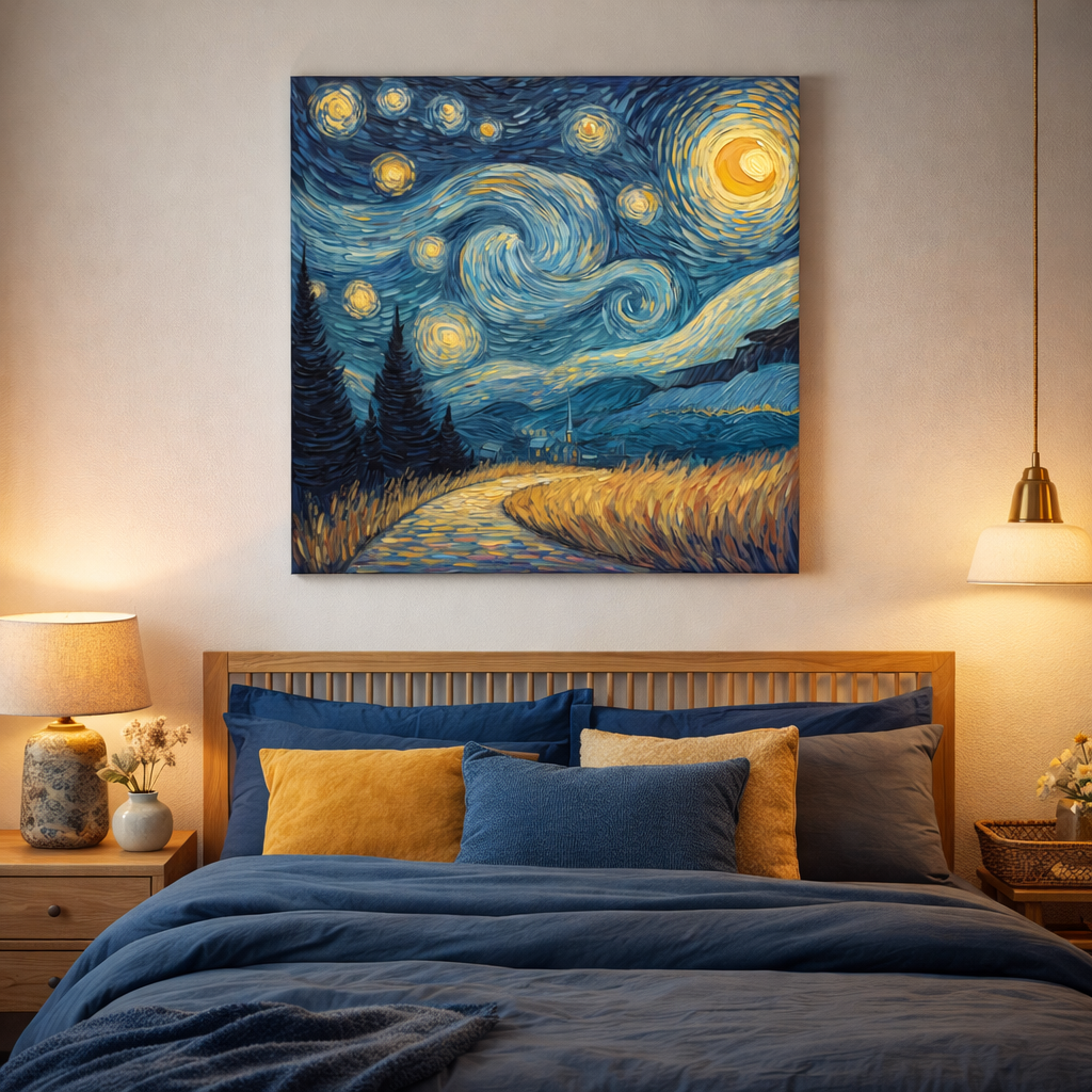 Sterrennacht in beweging