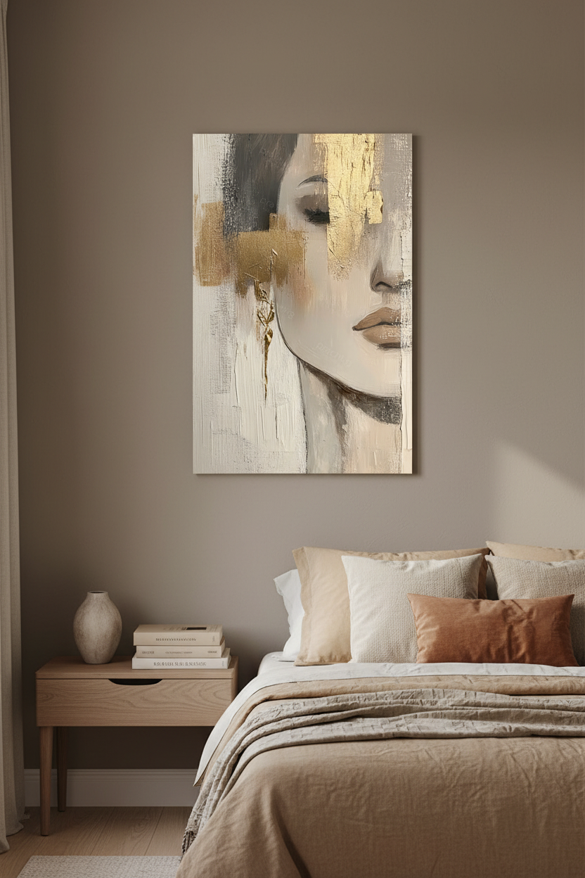 Gouden Glans op Portret