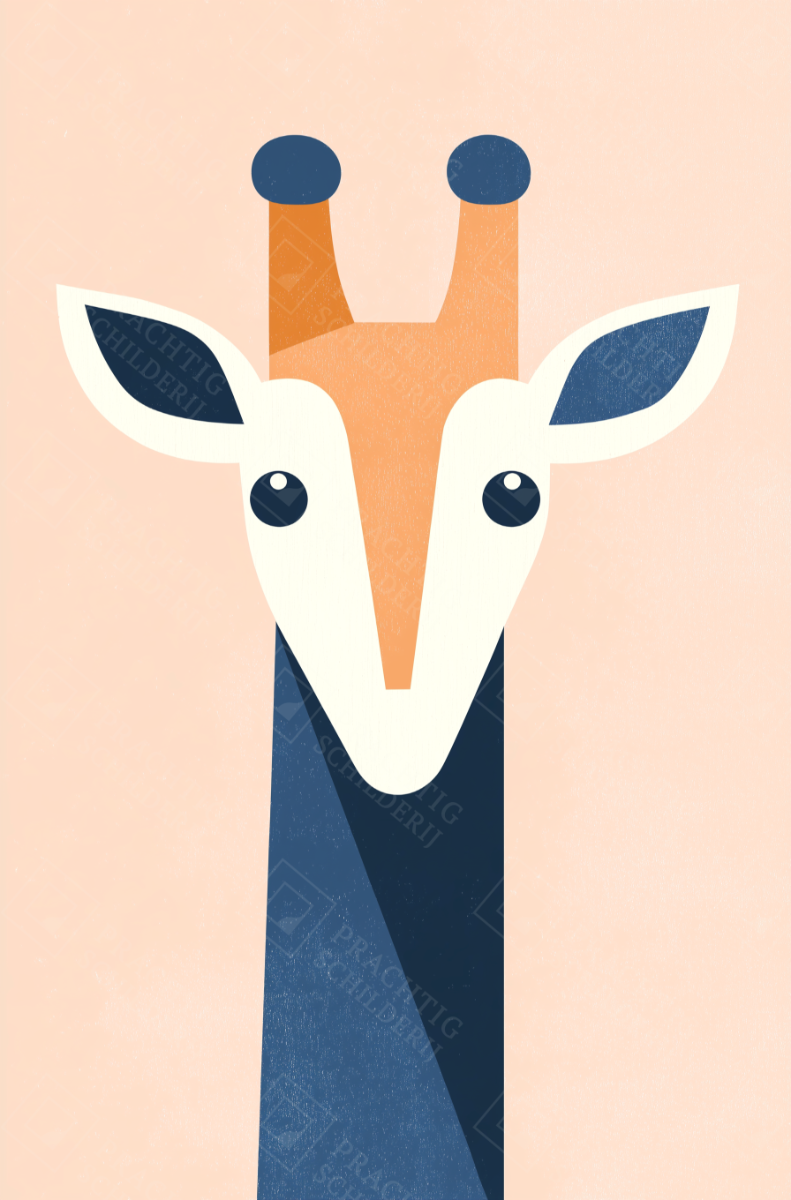 Modern Giraffe Portret