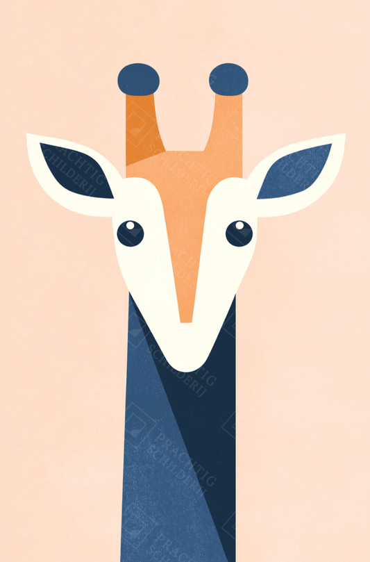 Modern Giraffe Portret