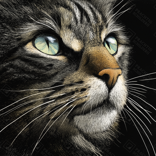 Diep in de ogen van een kat