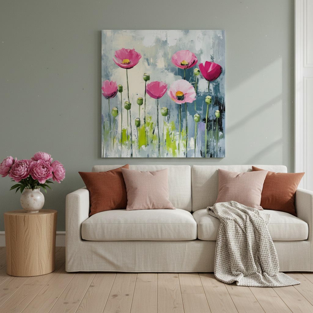 Roze Bloemen in Volle Bloei