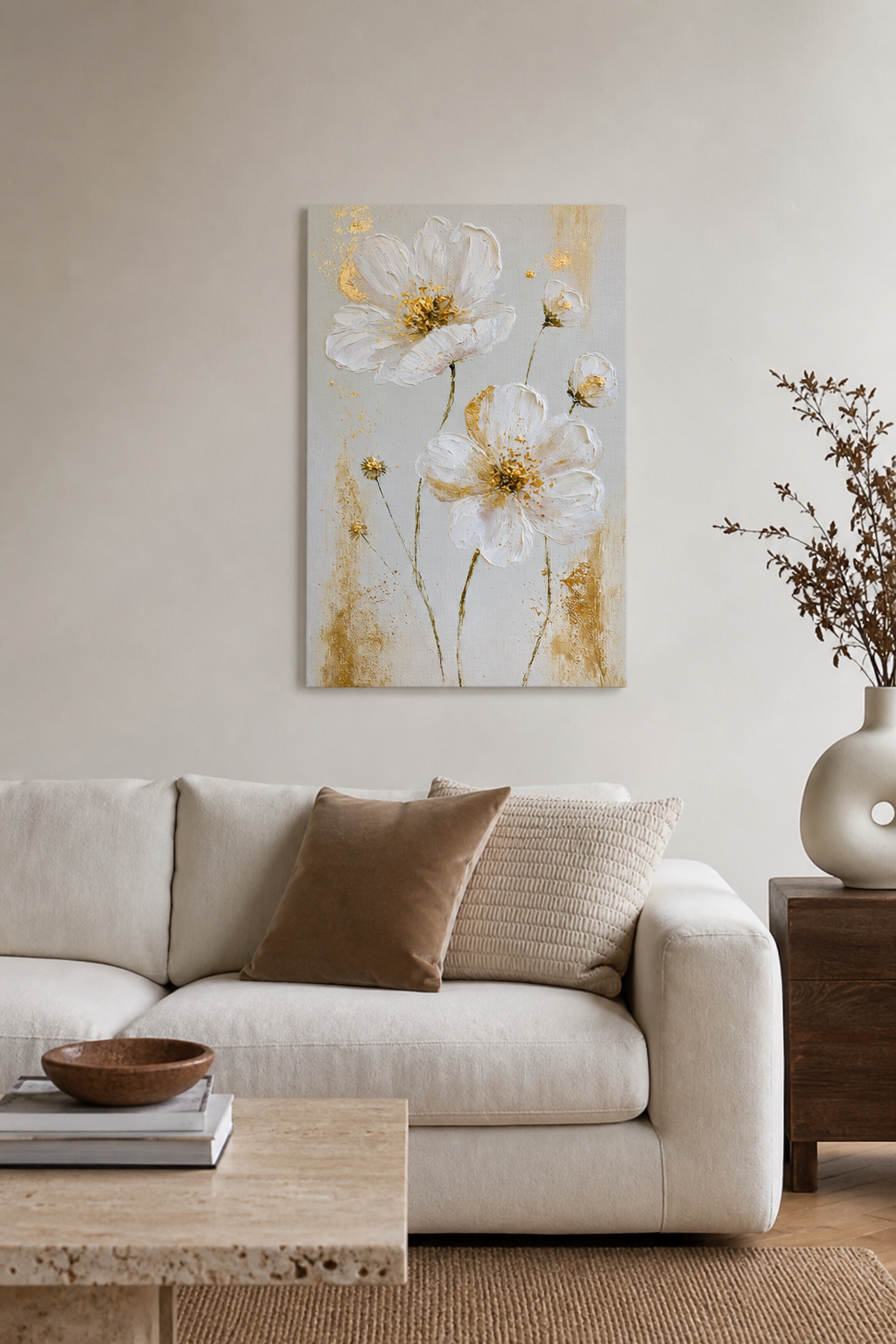 Bloemenpracht in Goud