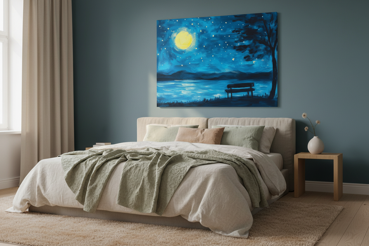 Maanlicht over Stil Meer