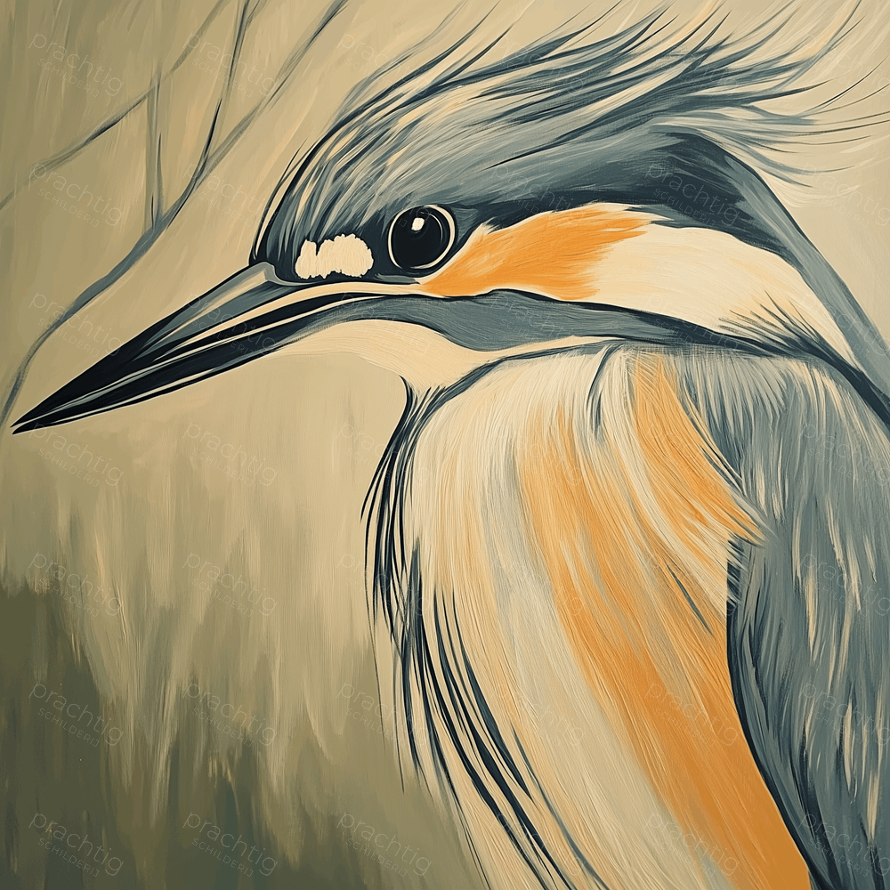 IJsvogel met zachte tinten