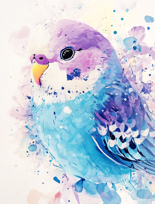 Lentevogel in Pastel