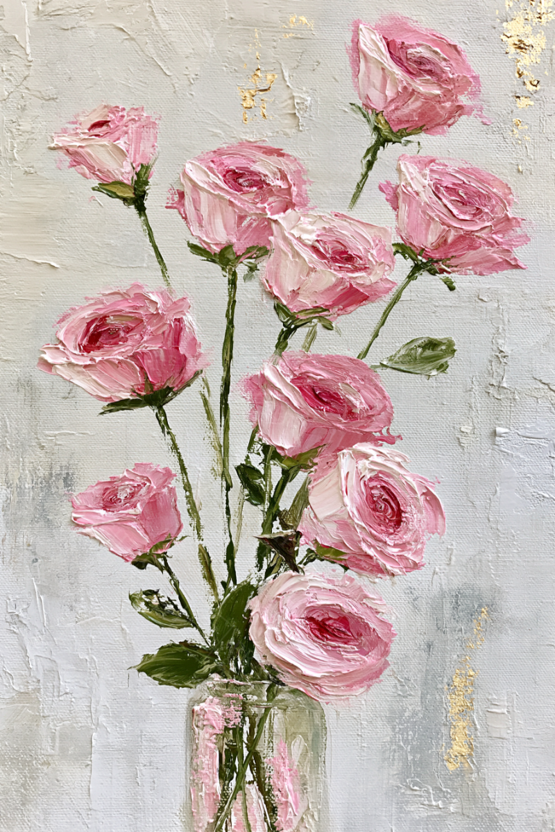 Rozen in zachte tinten