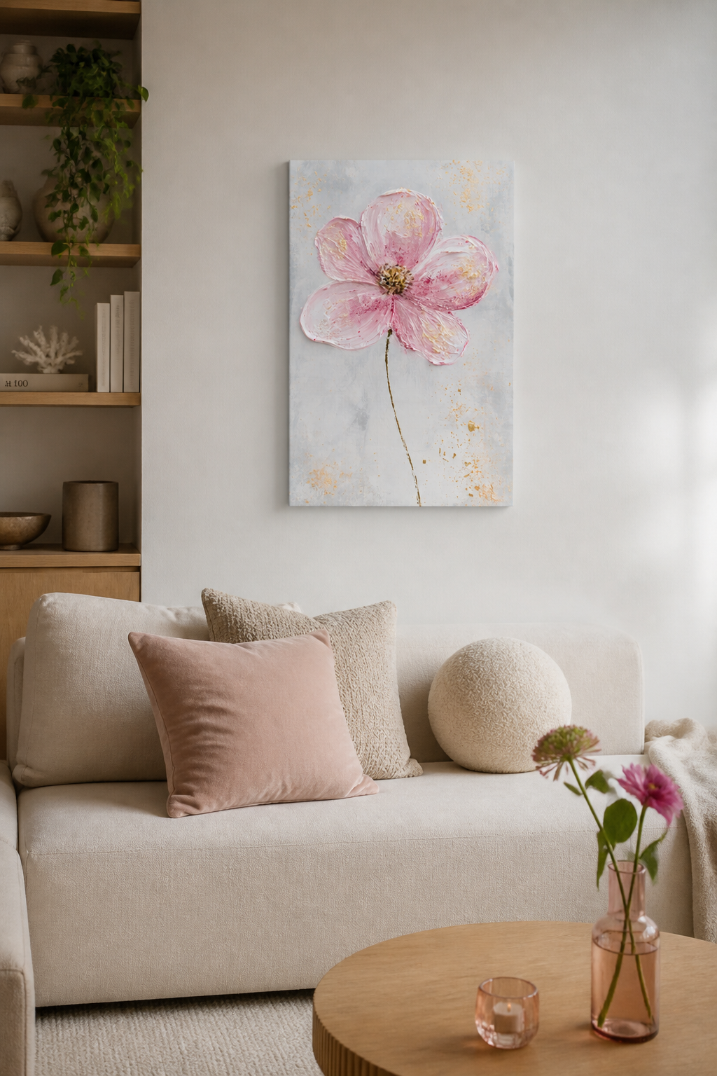 Roze bloem in volle bloei