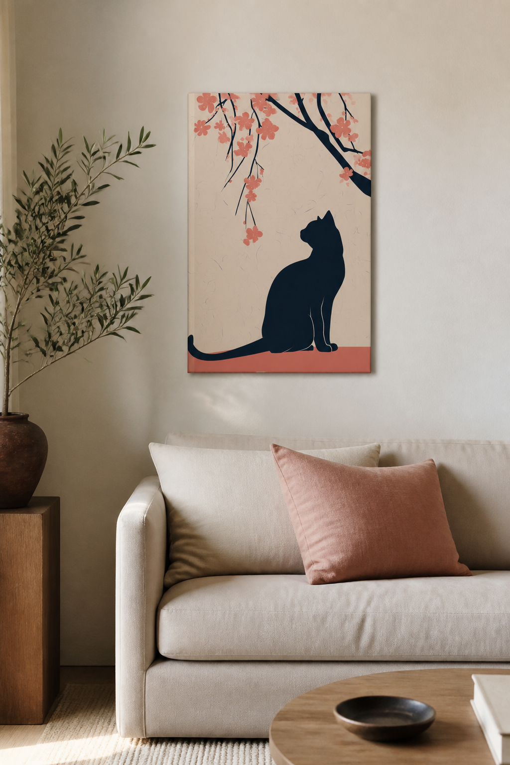 Dagdromende Kat Onder Bloesem
