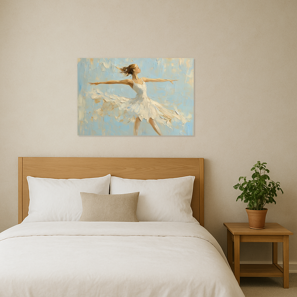 Dansende ballerina in beweging