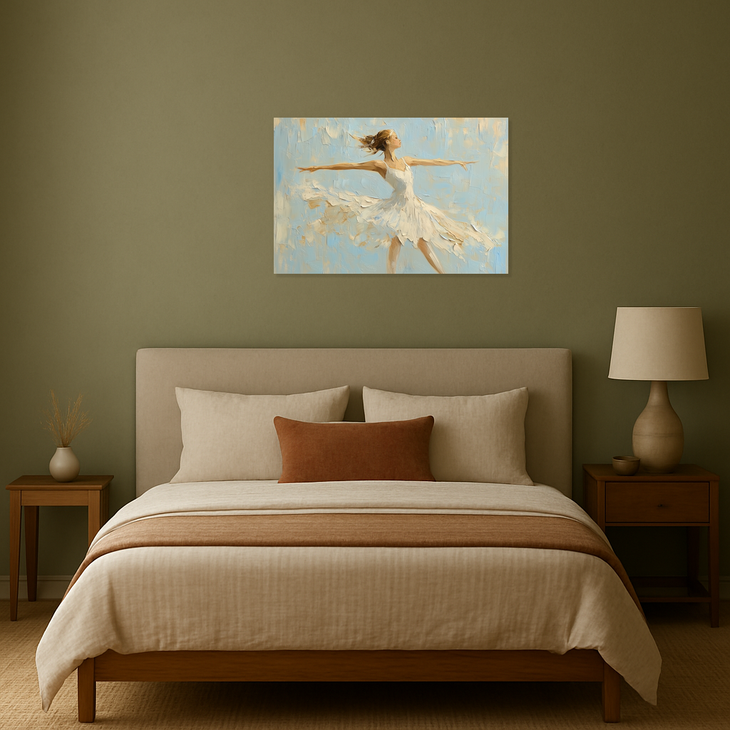 Dansende ballerina in beweging