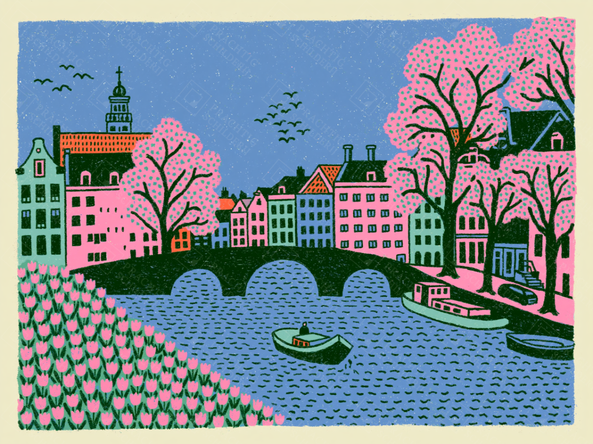 Lente op de Brug