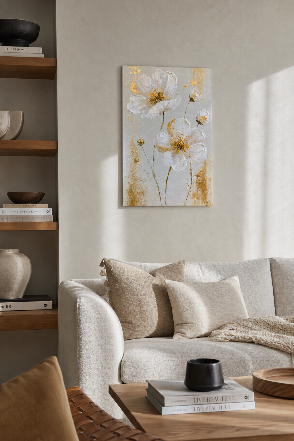 Bloemenpracht in Goud
