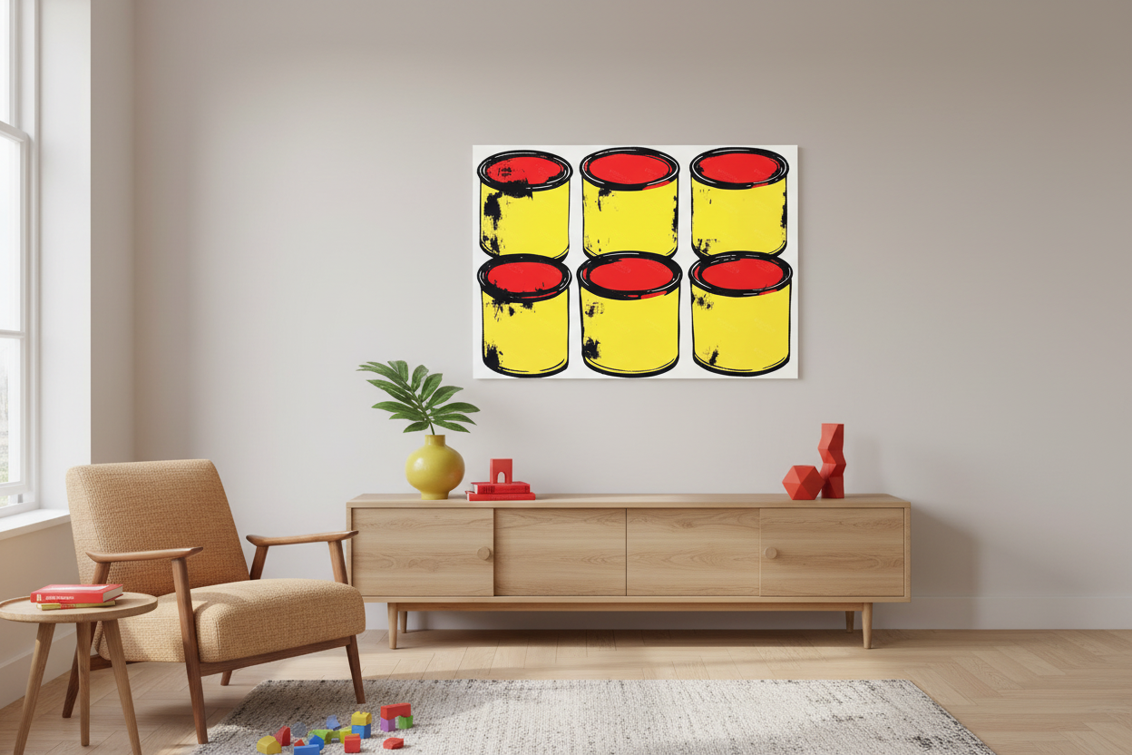 Retro Blikjes in Felle Kleuren
