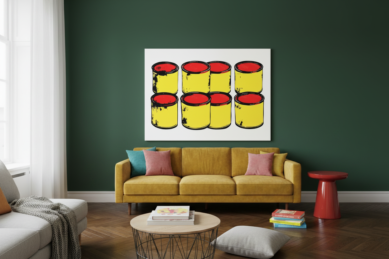 Retro Blikjes in Felle Kleuren