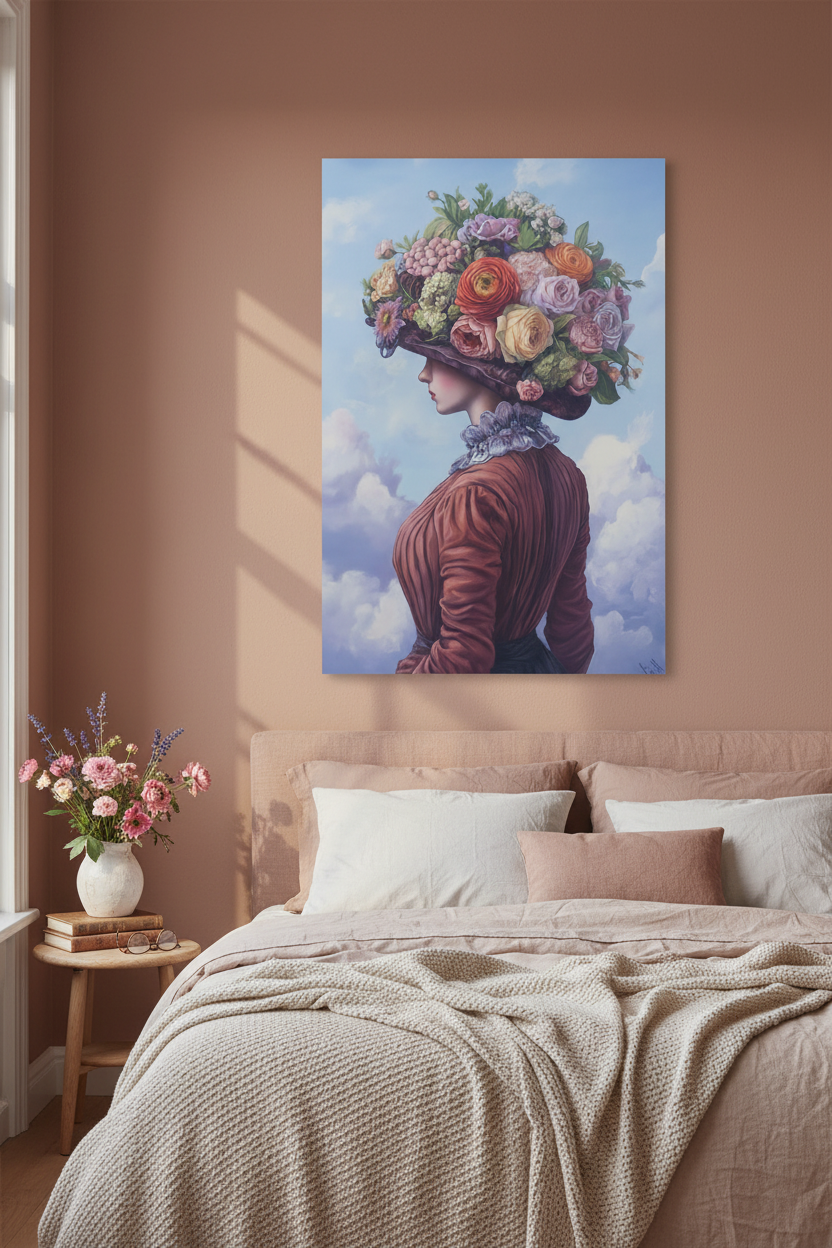 Bloemenhoed in de Wolken