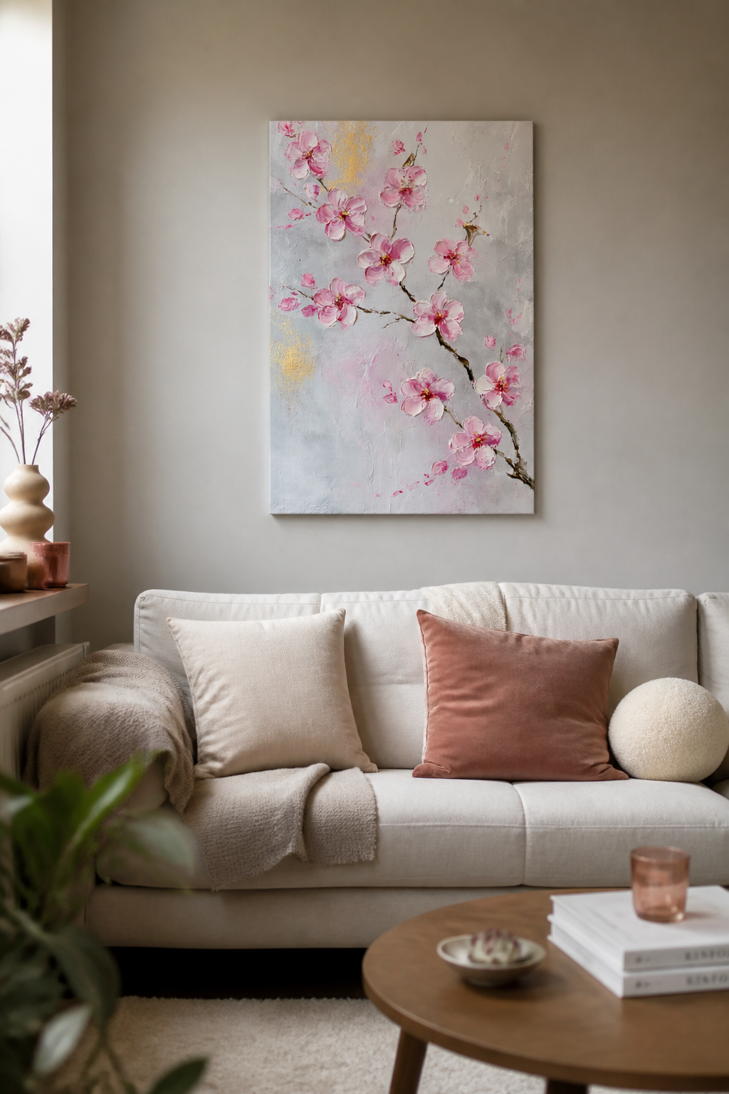 Bloesem in roze tinten