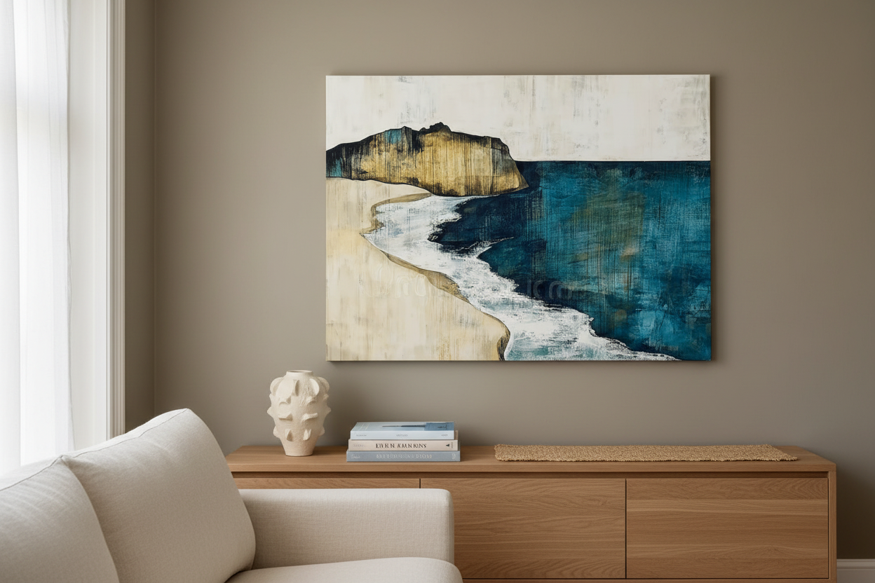 Kustlijn met Blauwe Zee