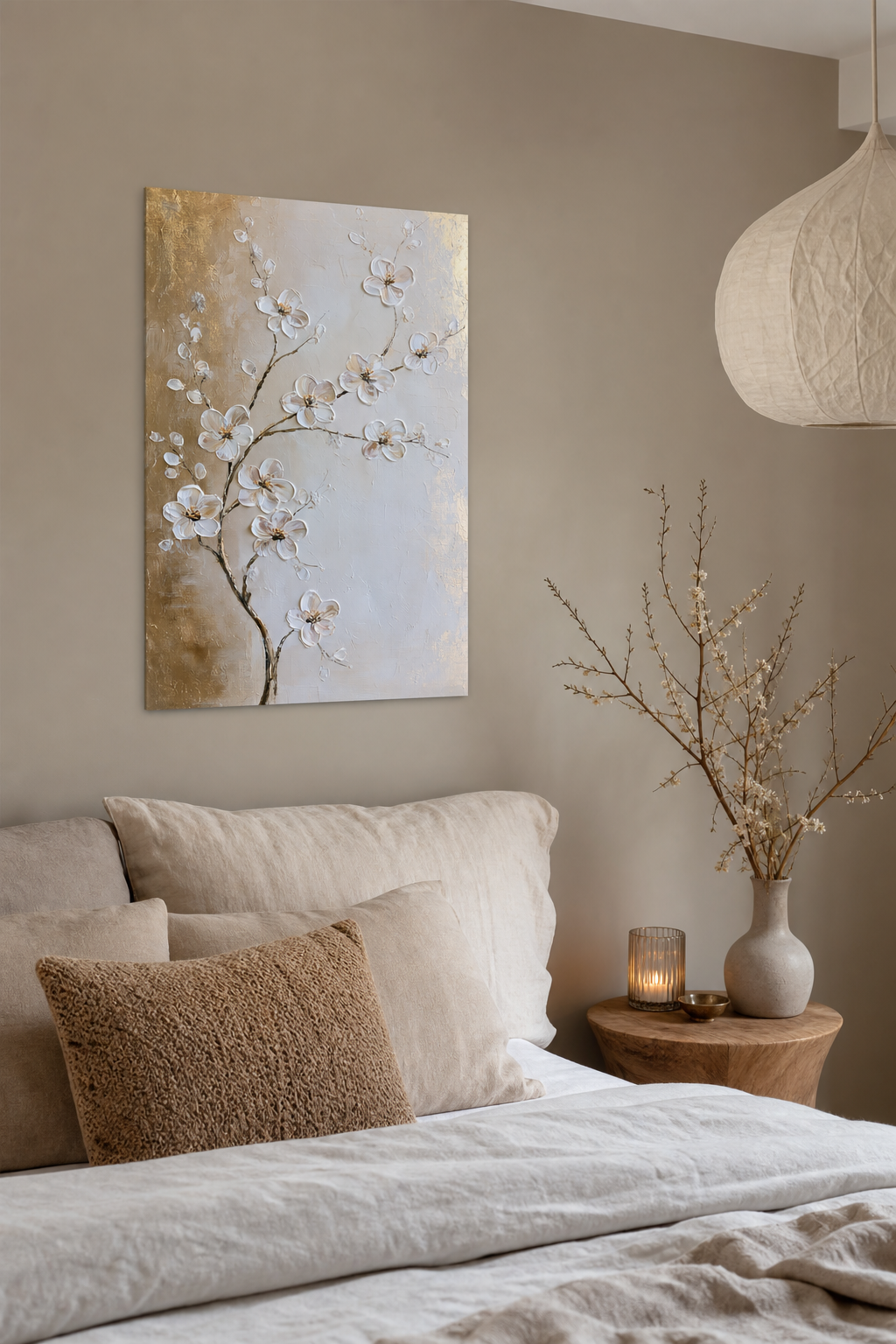 Bloesems in Beige