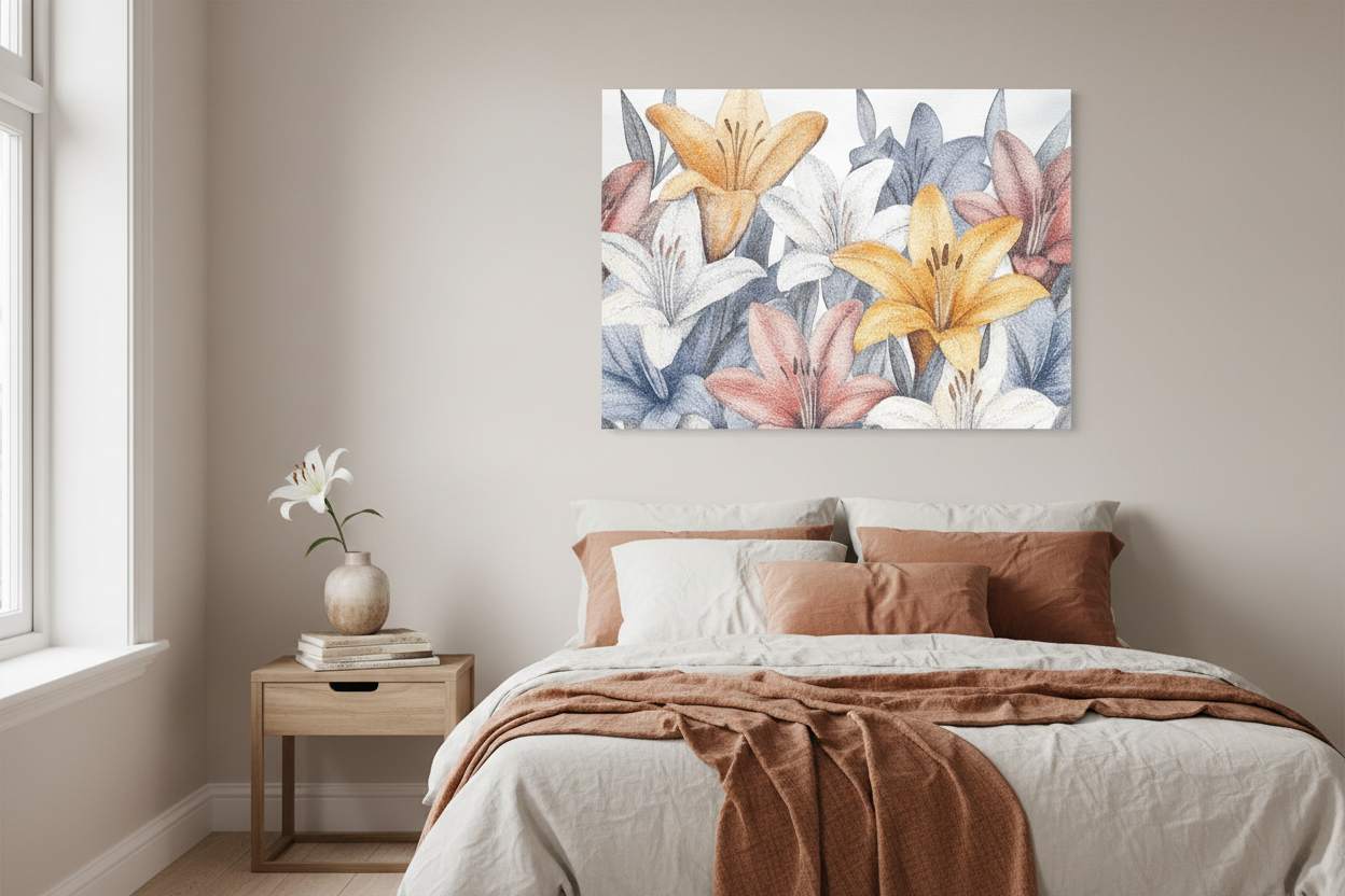 Bloemenzee in Pasteltinten