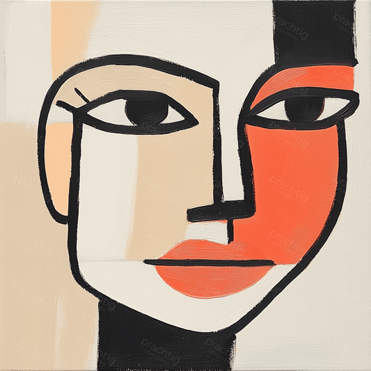 Portret in Stijl van Picasso
