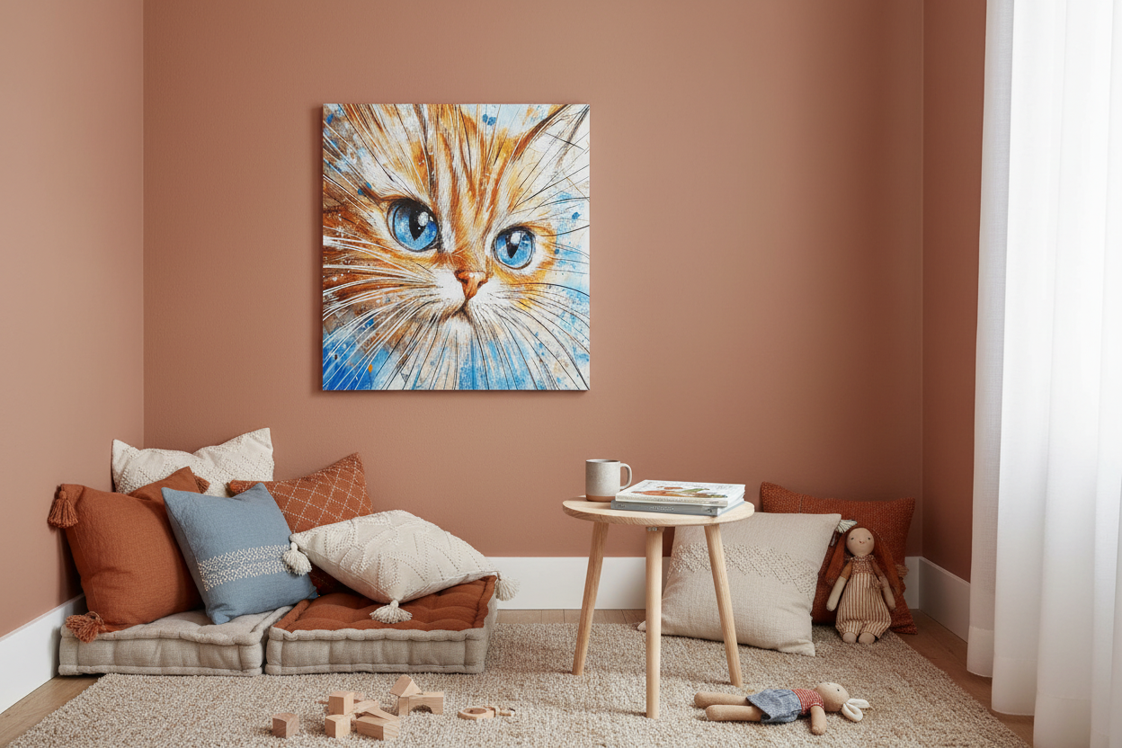 Stralende ogen van een kat