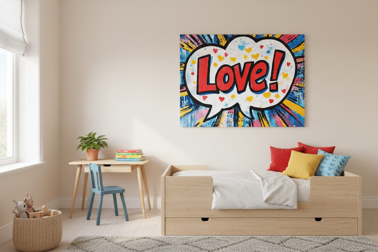 Liefdevolle Popart Explosie