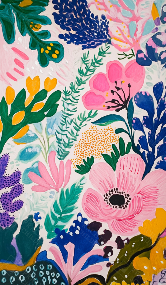 Bloemenfestival op het doek