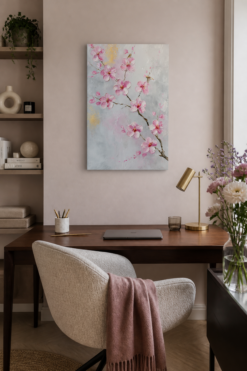 Bloesem in roze tinten