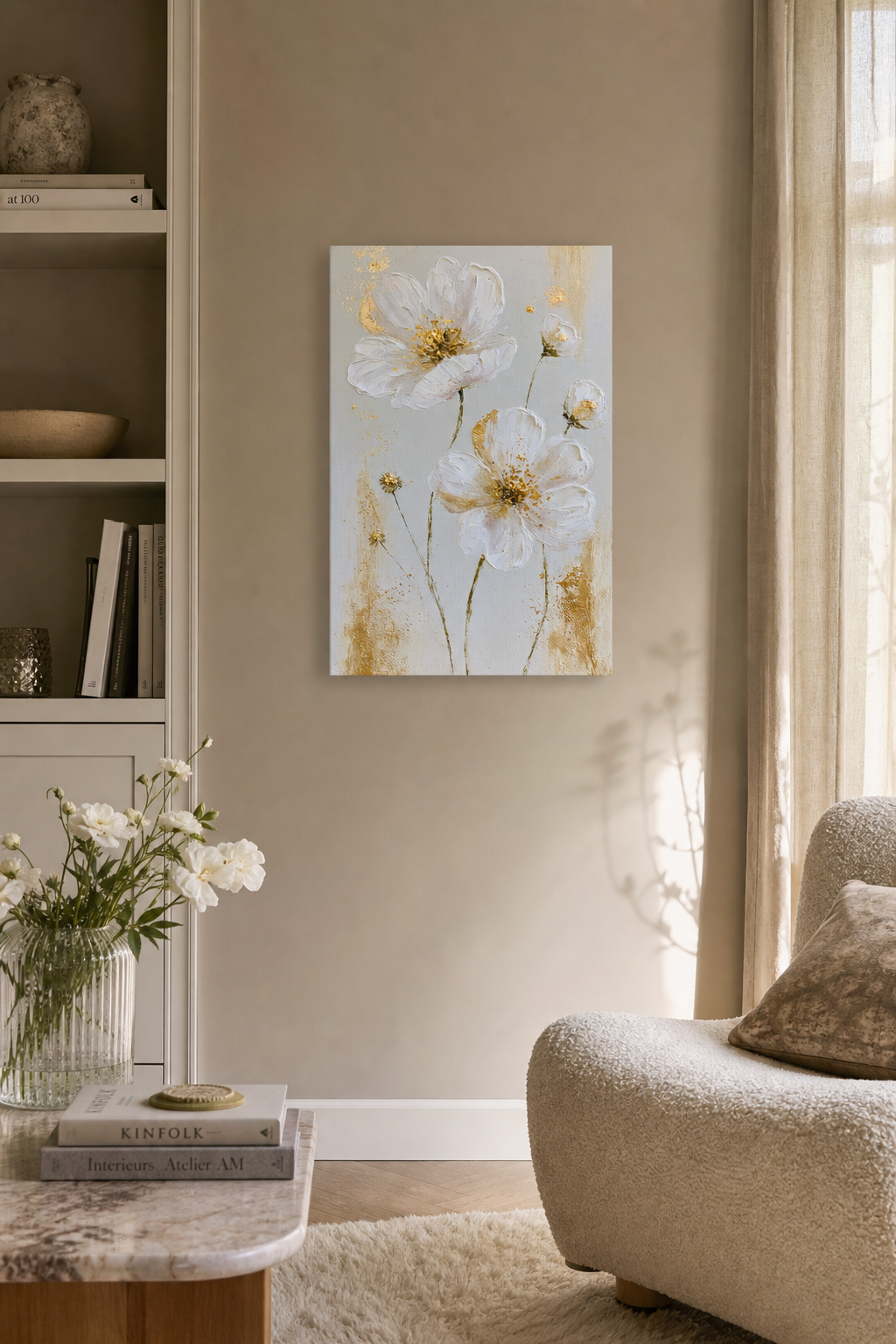 Bloemenpracht in Goud