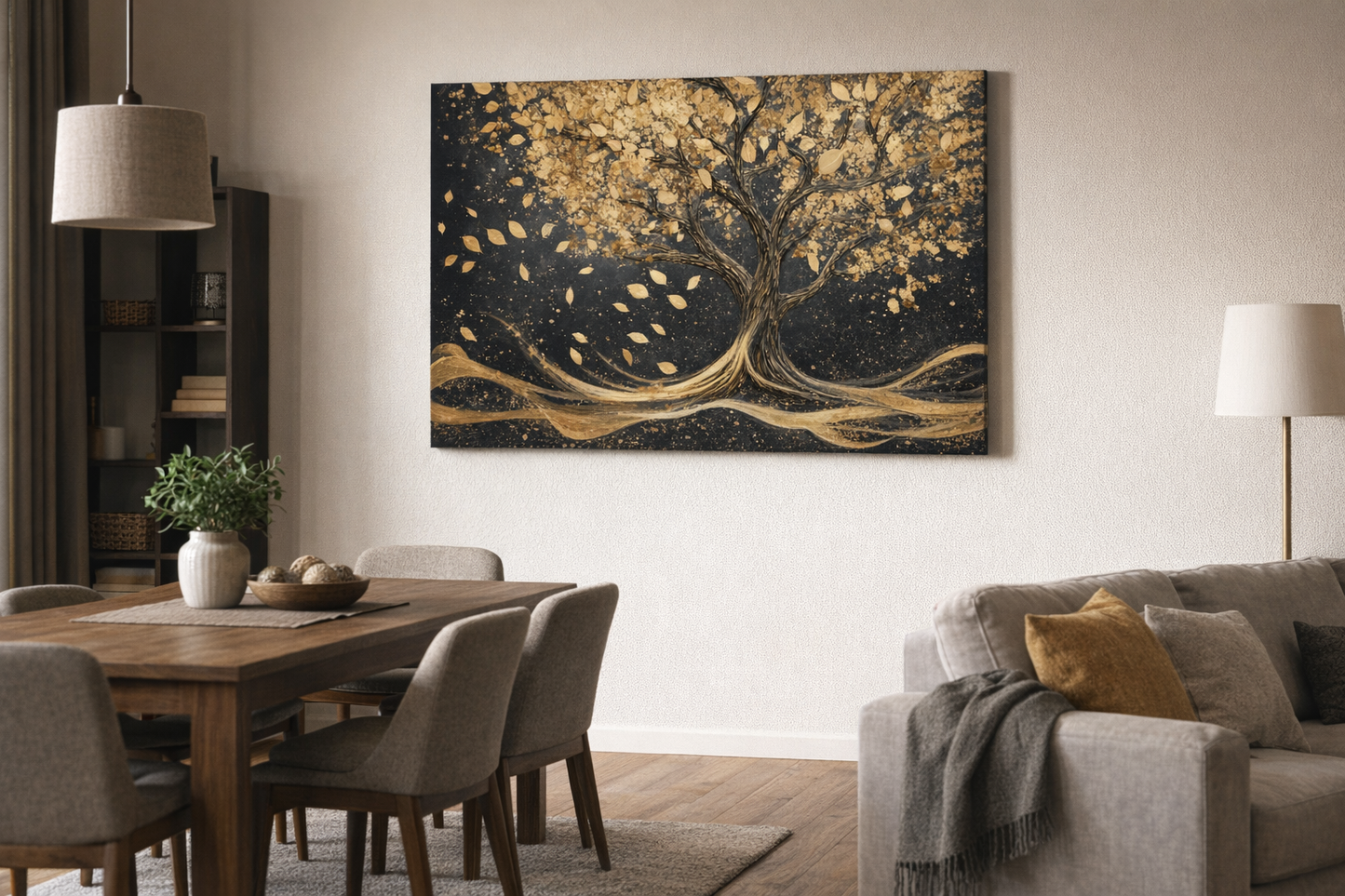 Gouden Bladeren in Bries