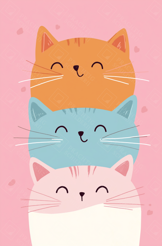Vrolijke Kattengezichten