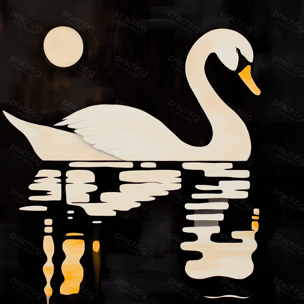 Zwaan bij Nacht