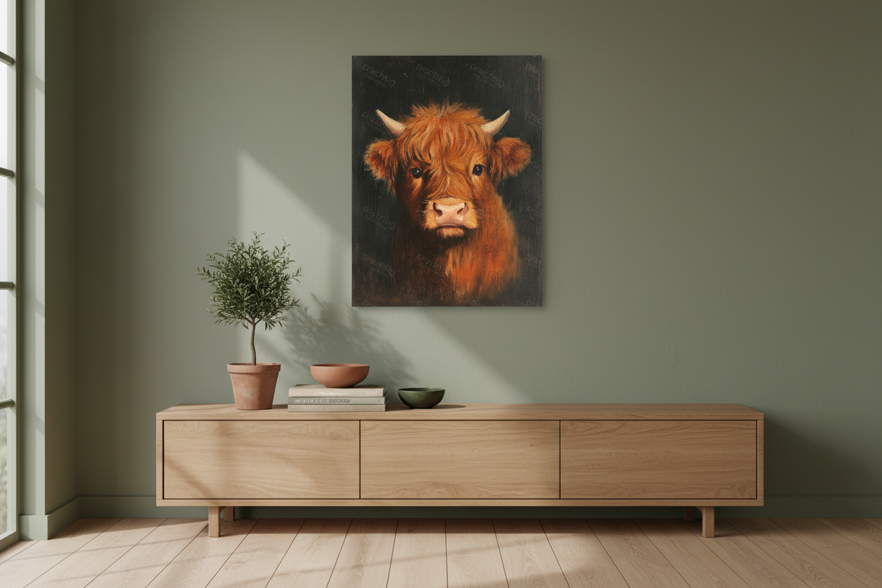 Schotse Hooglander Portret