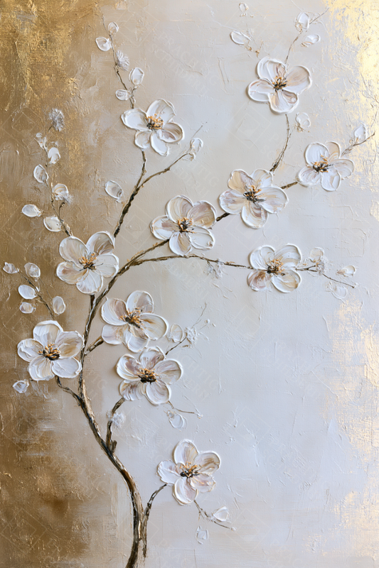 Bloesems in Beige