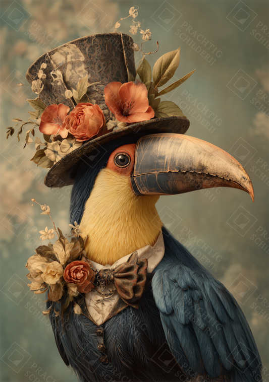 Elegantie van een Gevederde Dandy