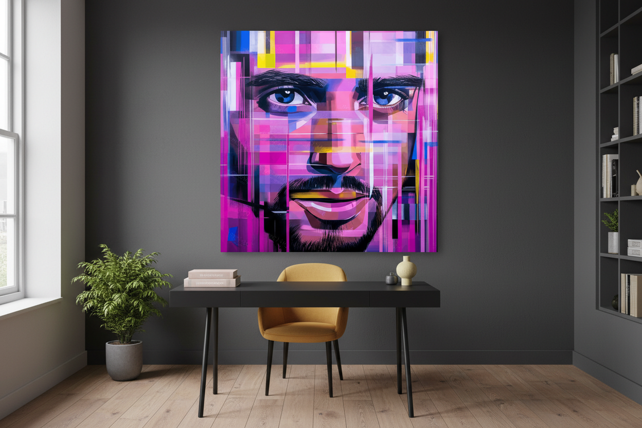 Dynamisch Geometrisch Portret