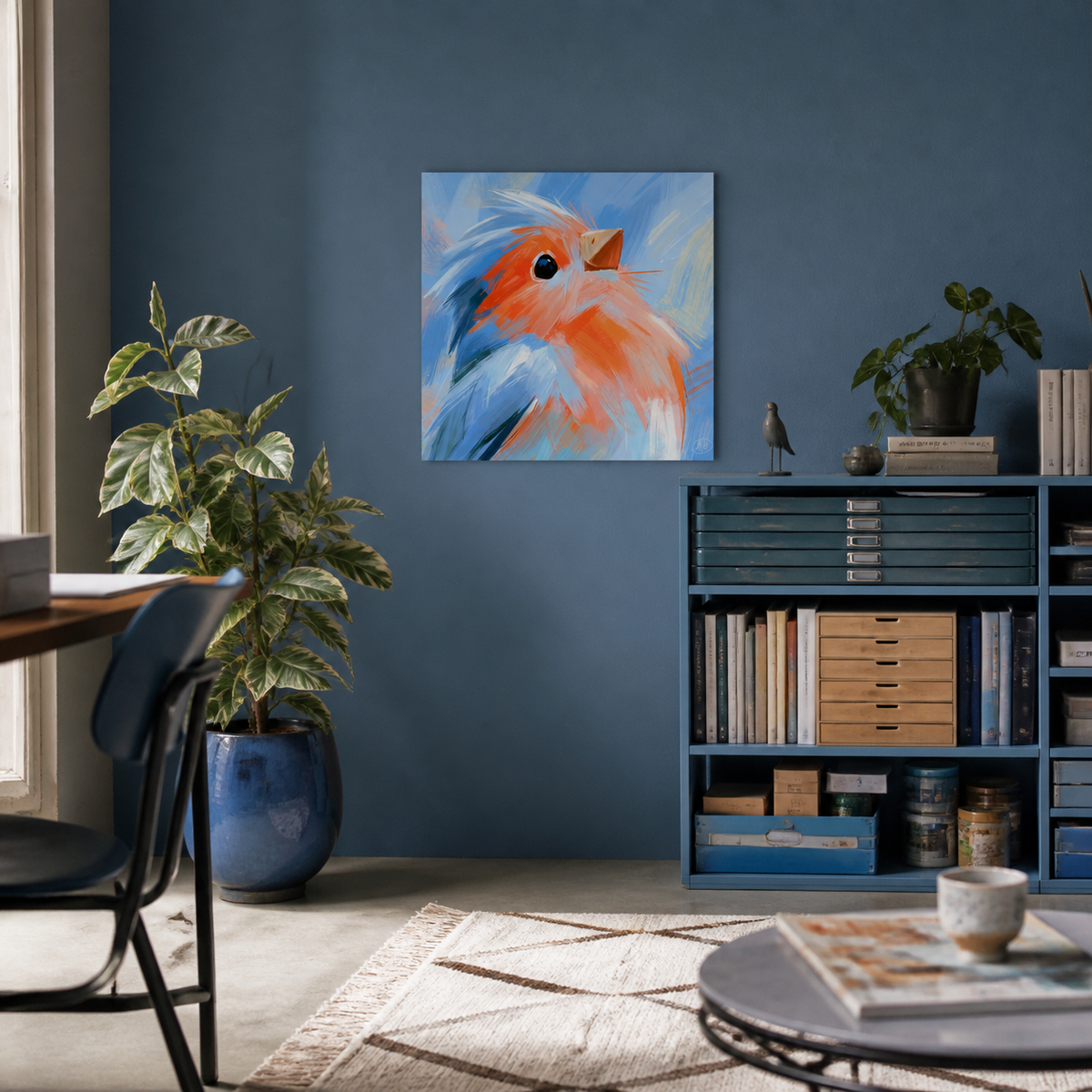 Stralende Blik van de Vogel