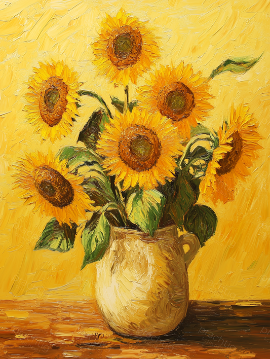 Stralende Zonnebloemen in Vaas