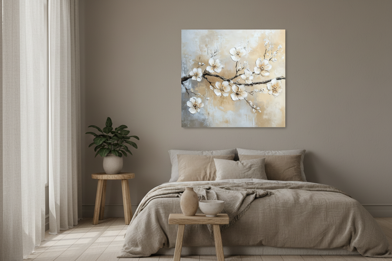Bloesems in zachte tinten