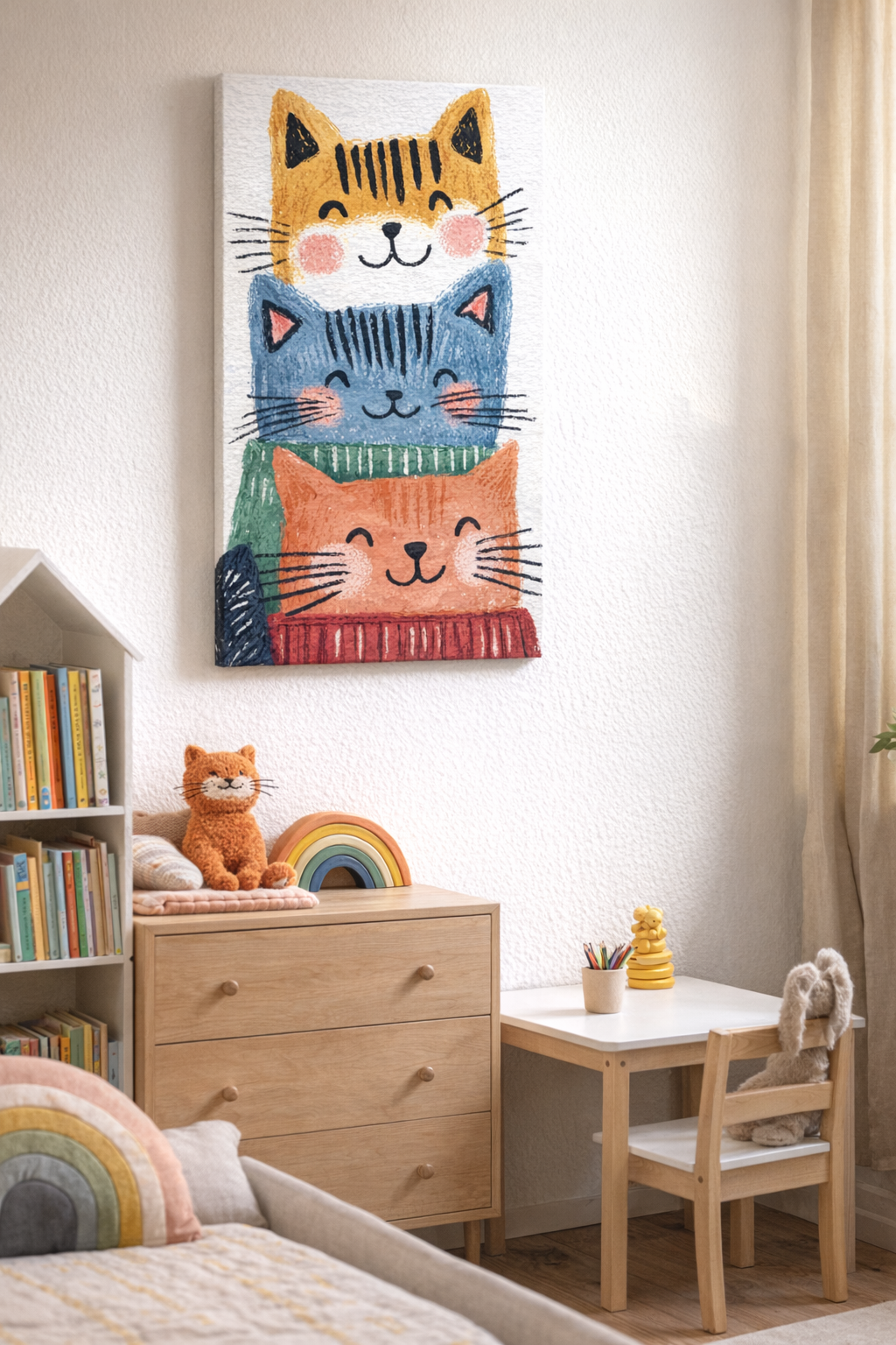 Vrolijke Kattenstapel
