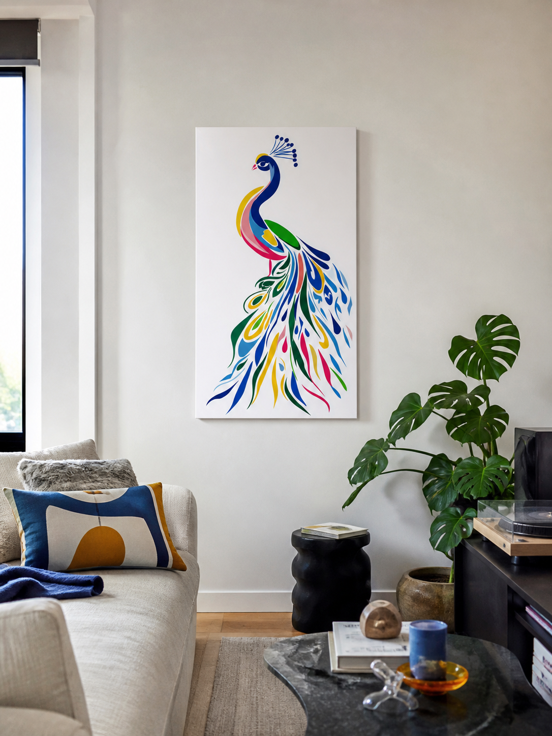 Pauwenpracht in Kleur