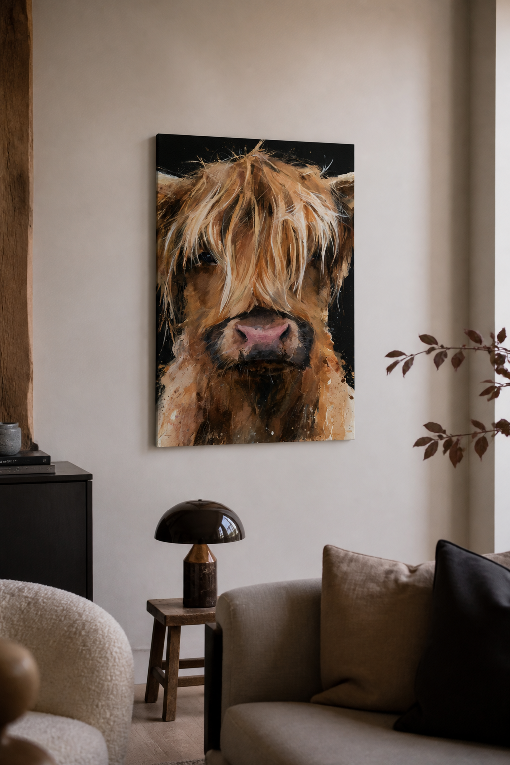 Schotse Hooglander met Kracht