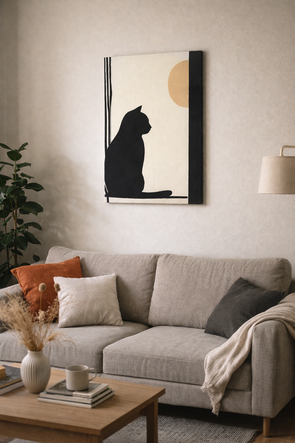Silhouet in het zonlicht