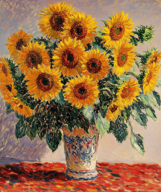 Stralende Zonnebloemen in Vaas