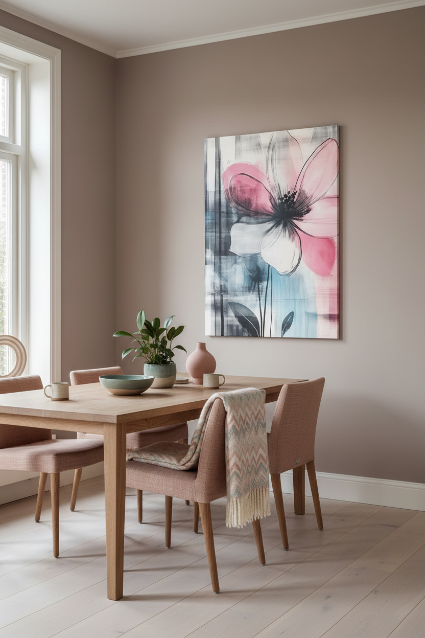 Bloem in Pastelharmonie
