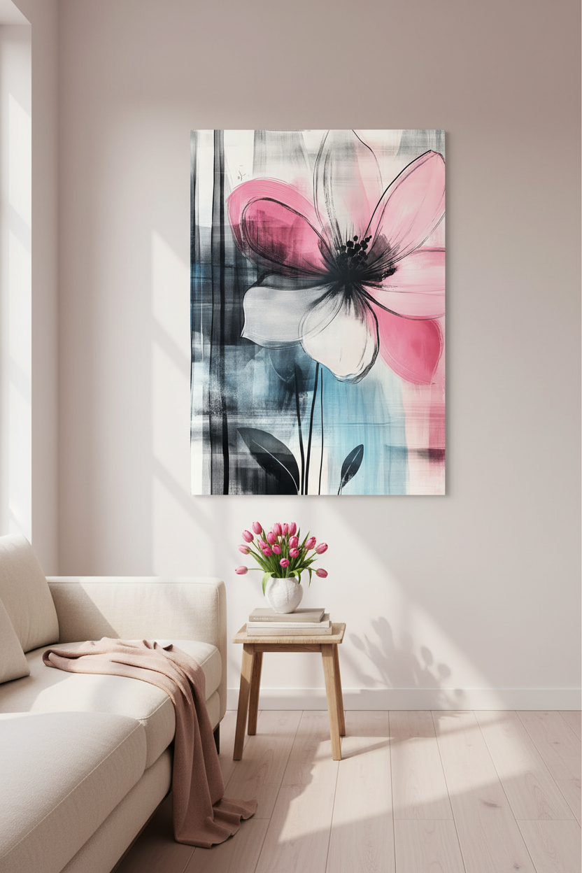 Bloem in Pastelharmonie