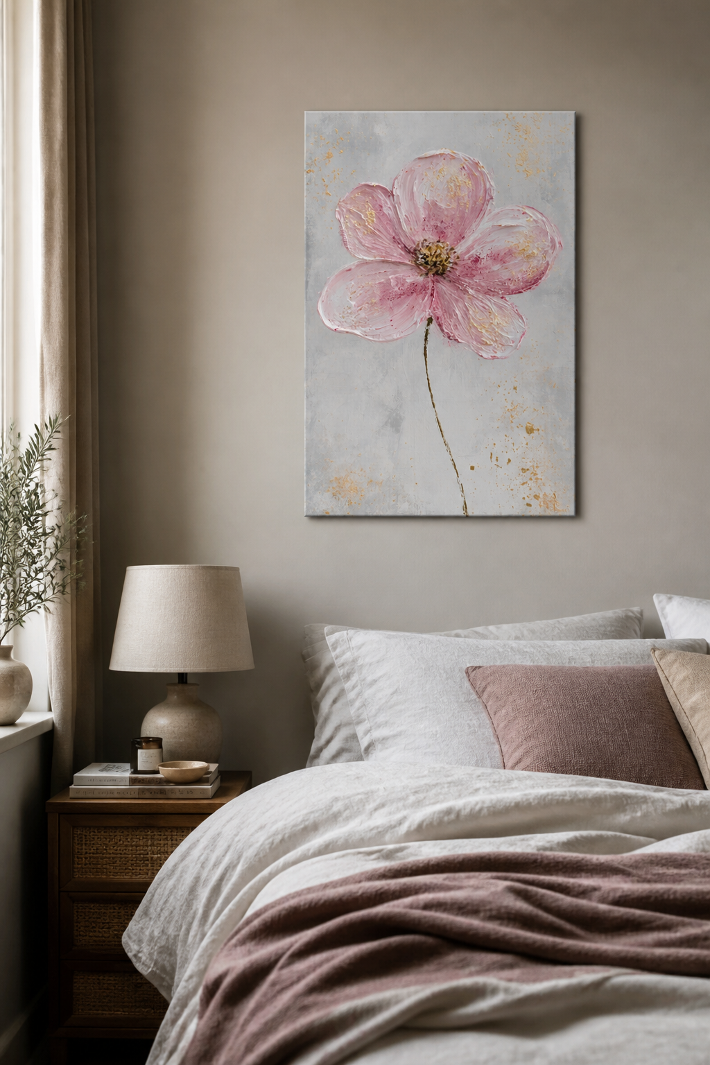 Roze bloem in volle bloei