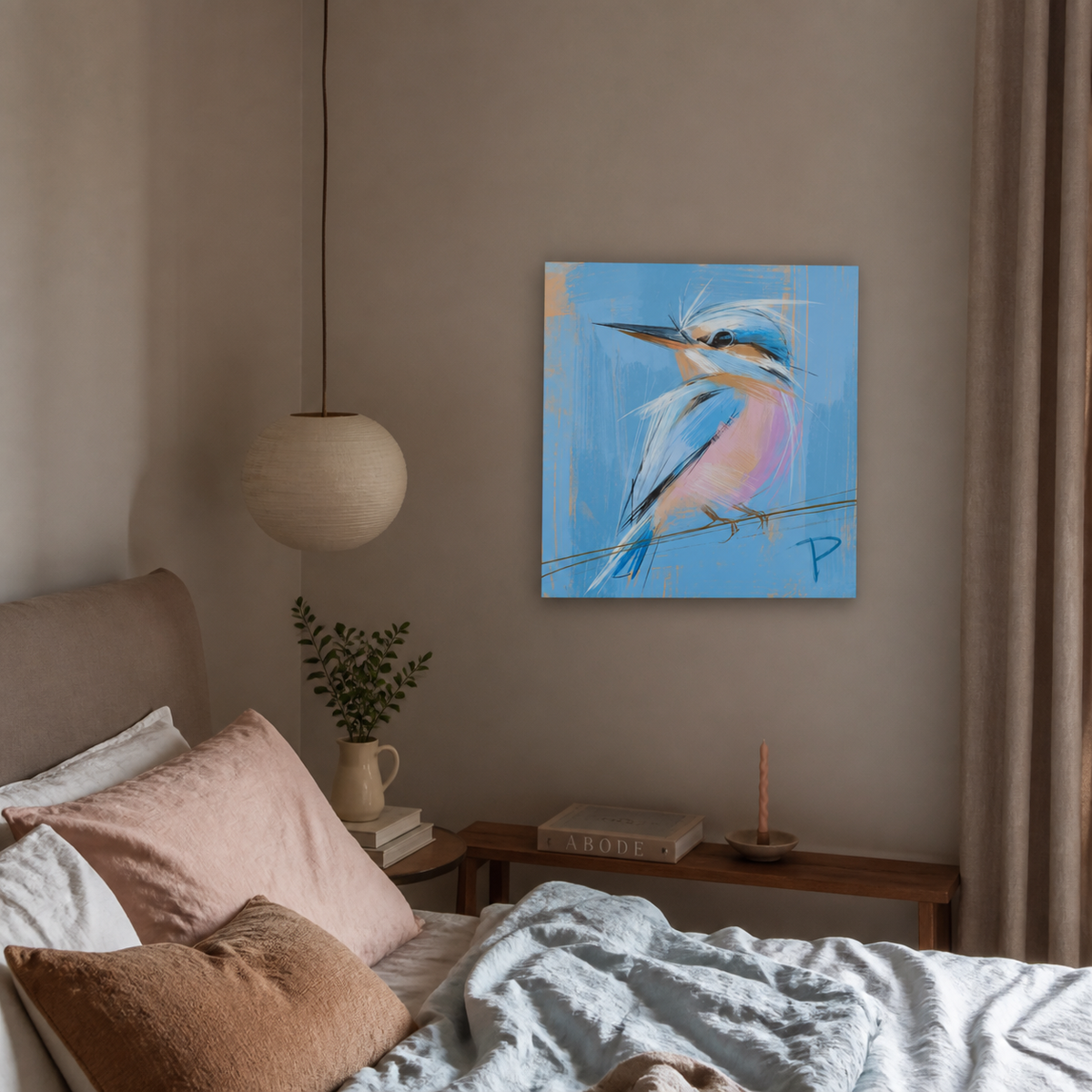 Vogels in pastel