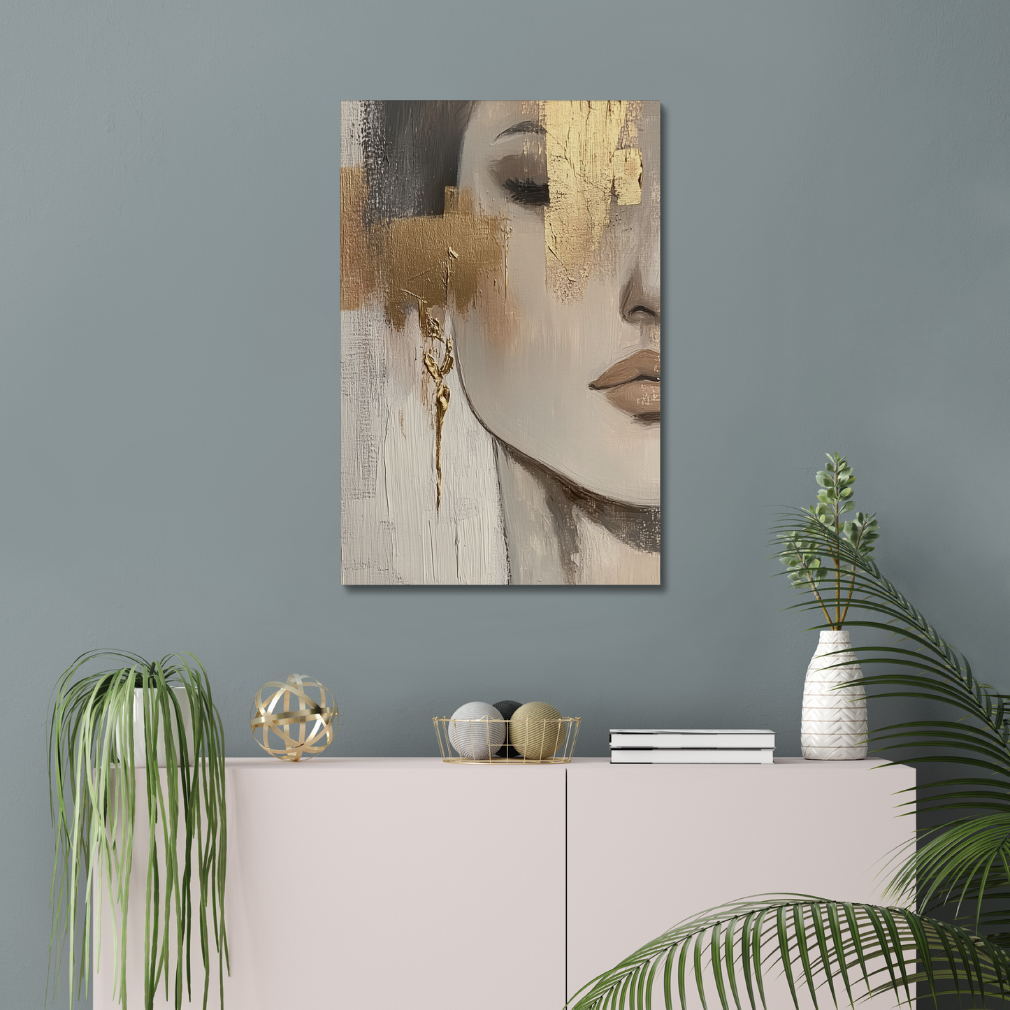 Gouden Glans op Portret